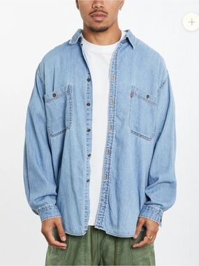 Vintage Red Tab Levi's Denim Shirt Jacket